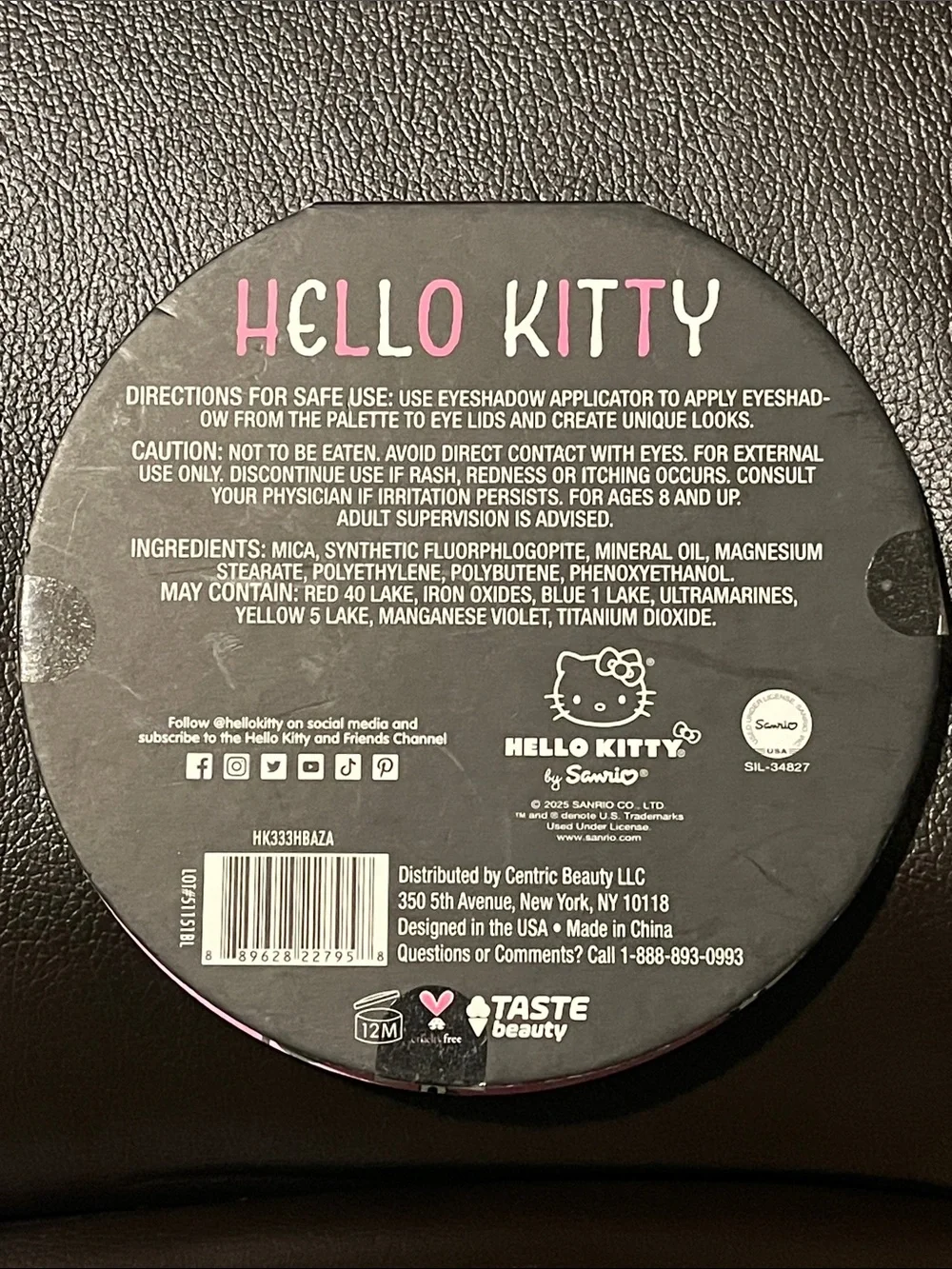NWT Hello Kitty Halloween 2025 Eyeshadow Palette | Taste Beauty x Sanrio
